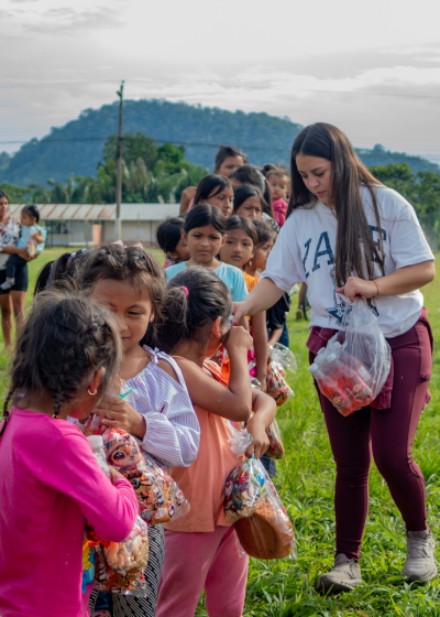 Voluntarios en acción